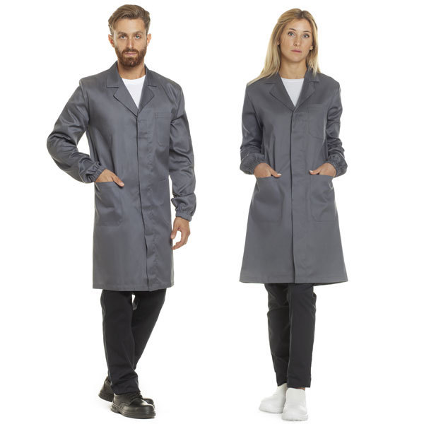 Camice unisex da lavoro con patta antimpigliamento - immagine 4