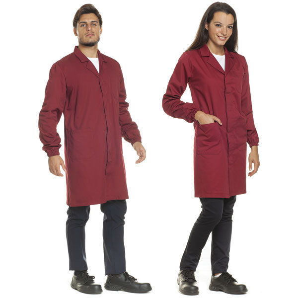 Camice unisex da lavoro con patta antimpigliamento - immagine 2